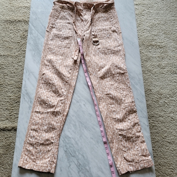 Anthro The Wanderer Pant Chino Leopard Print 25 - Picture 4 of 7
